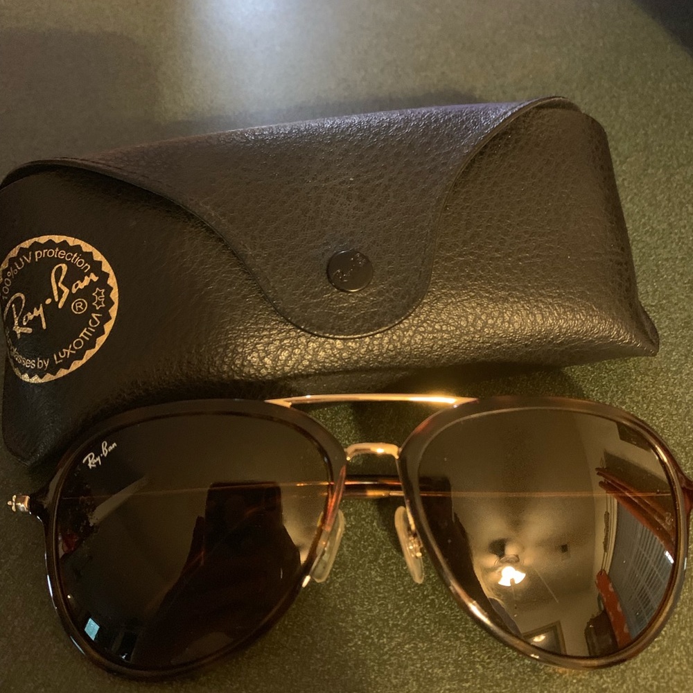 Ray-Ban Sunglasses. Rb428. Tortoise/Gold